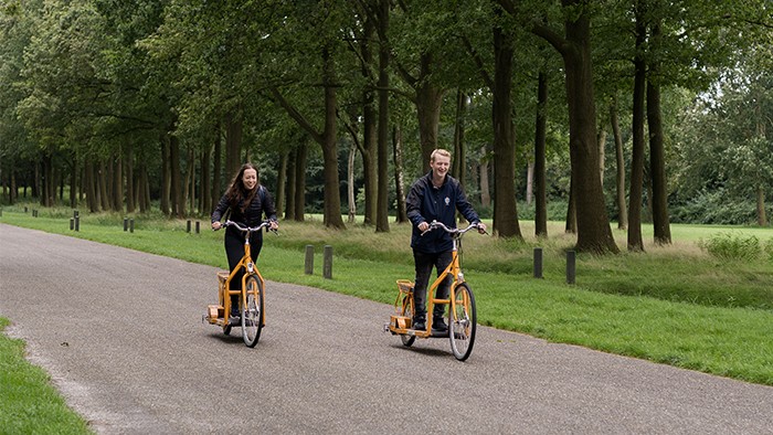 E-running bikes on the Veluwe in 