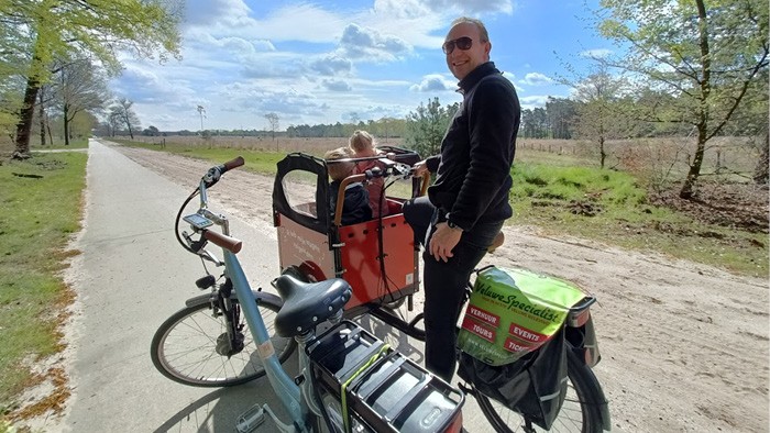 Electric bikes on the Veluwe in 