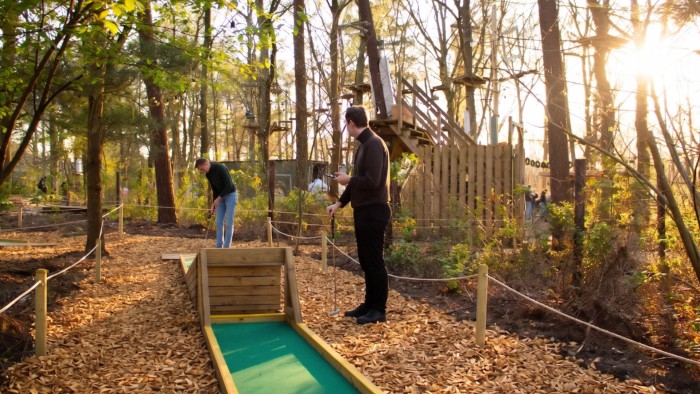Mini-golf in the Veluwe 