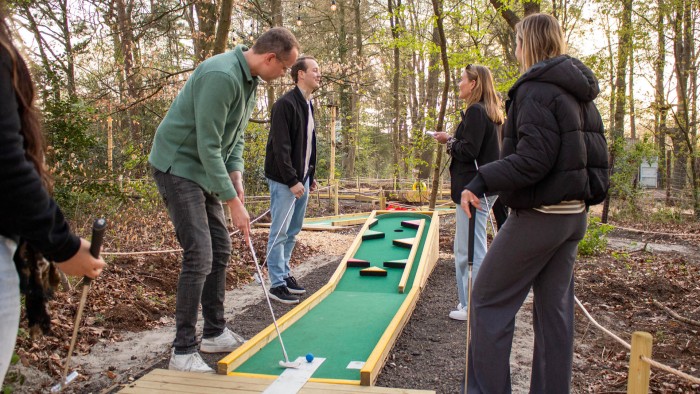 Mini-golf in the Veluwe 