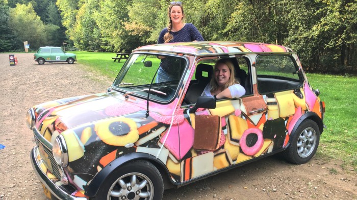 Mini Cooper on the Veluwe in 