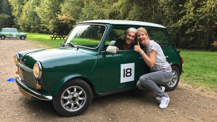 Mini Cooper on the Veluwe in 