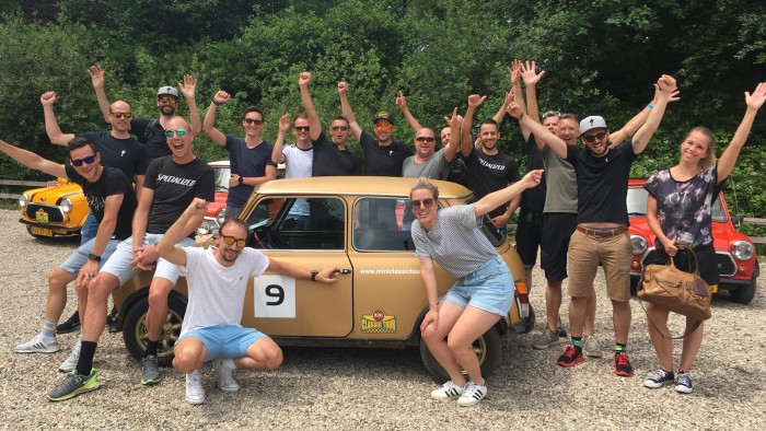 Mini Cooper on the Veluwe in 