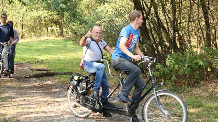 Tandem tour on the Veluwe in 